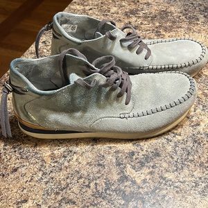 TOMS Mens Suede Balboa Size 13 Gray / Blue Mid Top Shoes